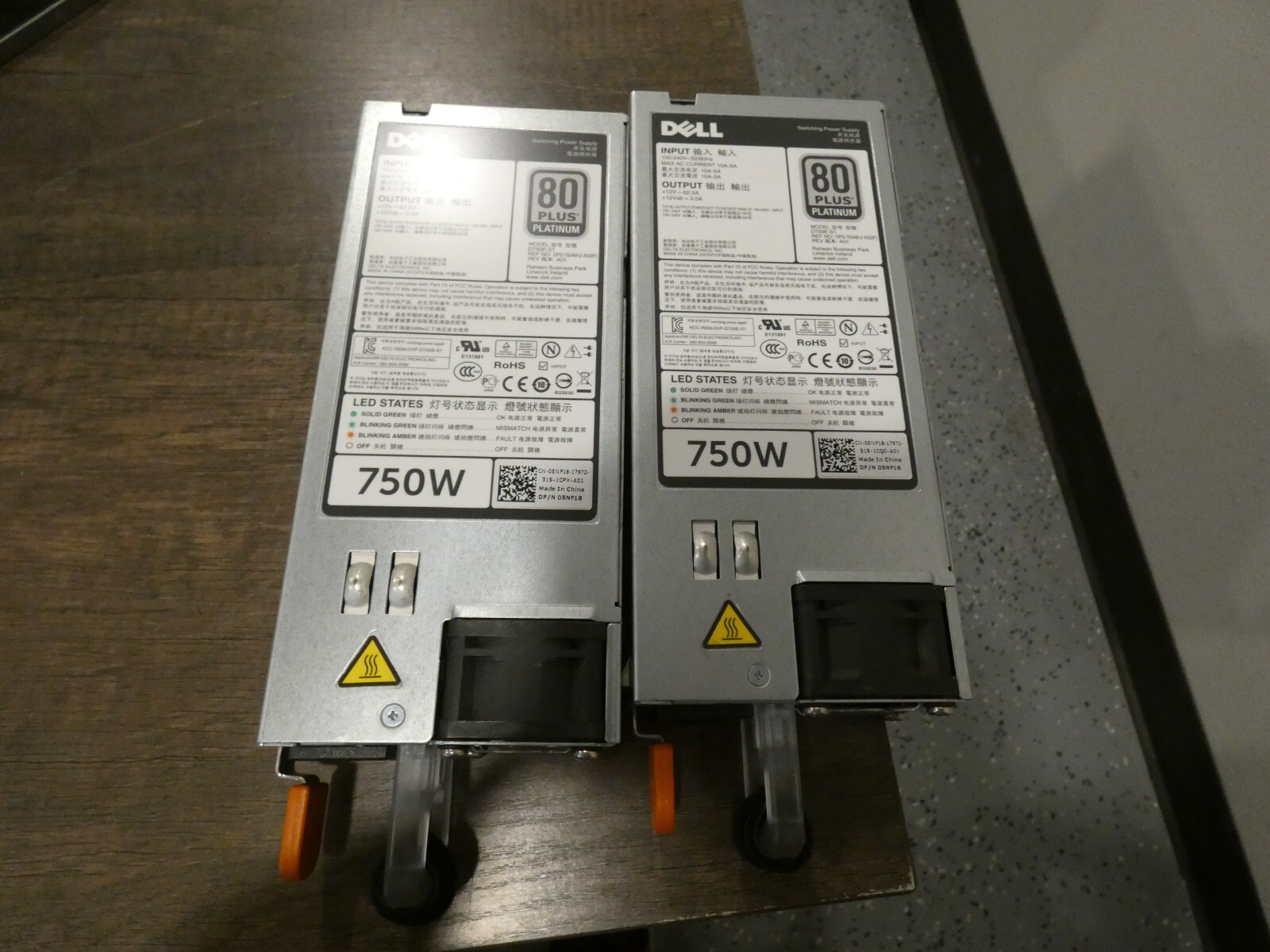Dell 750W 80+ Platinum Redundant PSU