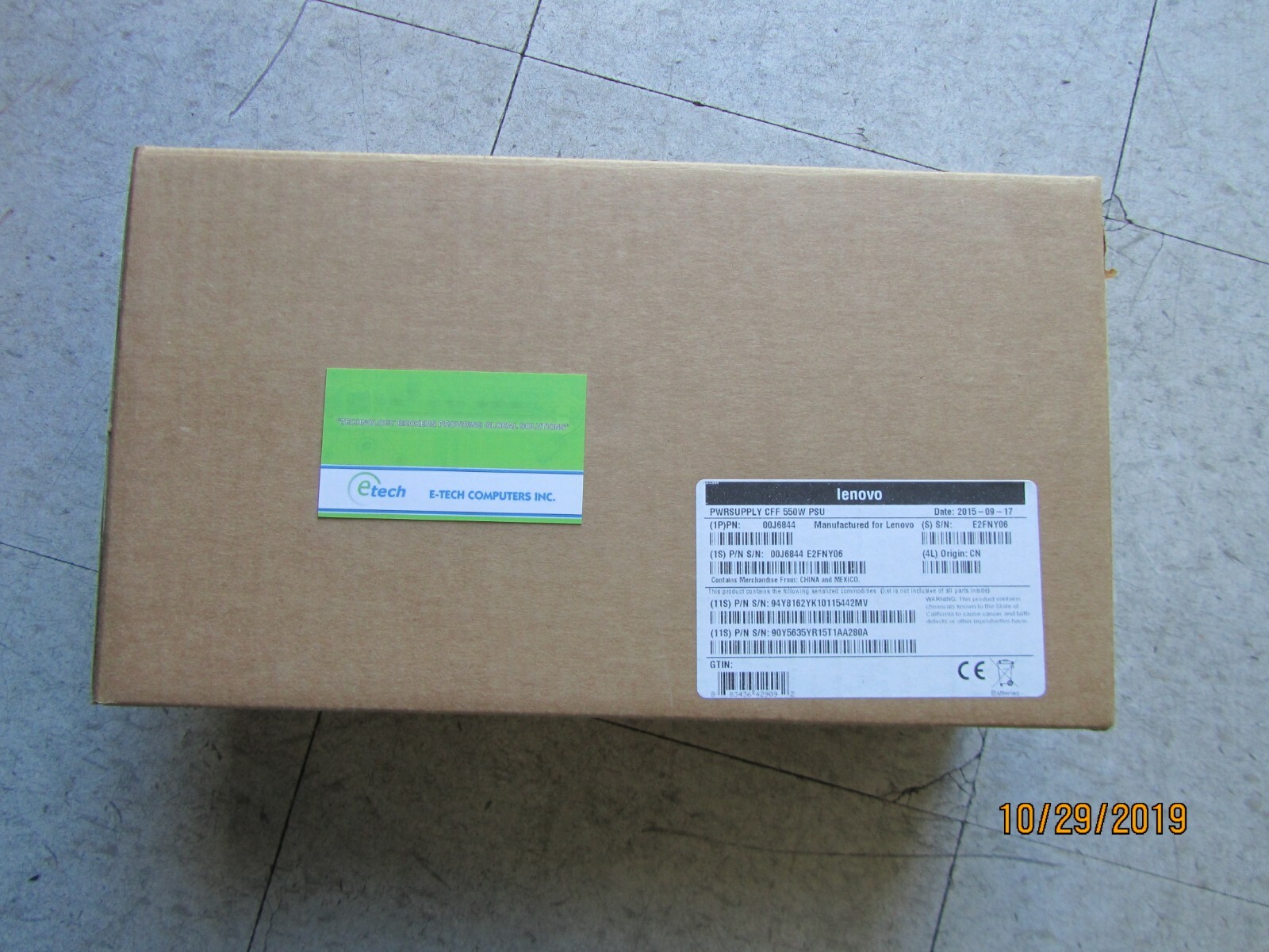IBM 550W PSU for System x3650