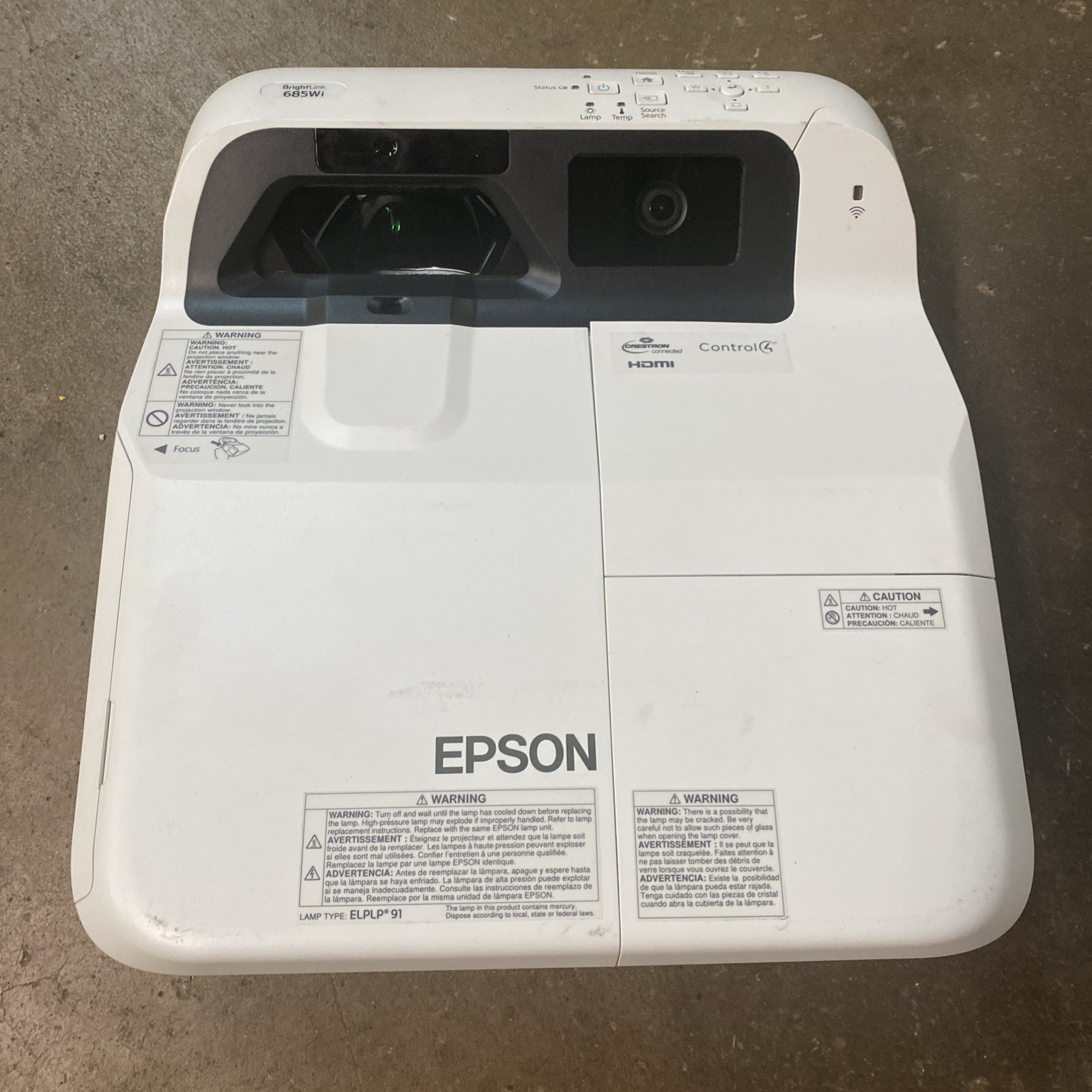 إبسون باورلايت 485W بروجيكتور قصير المدى جداً