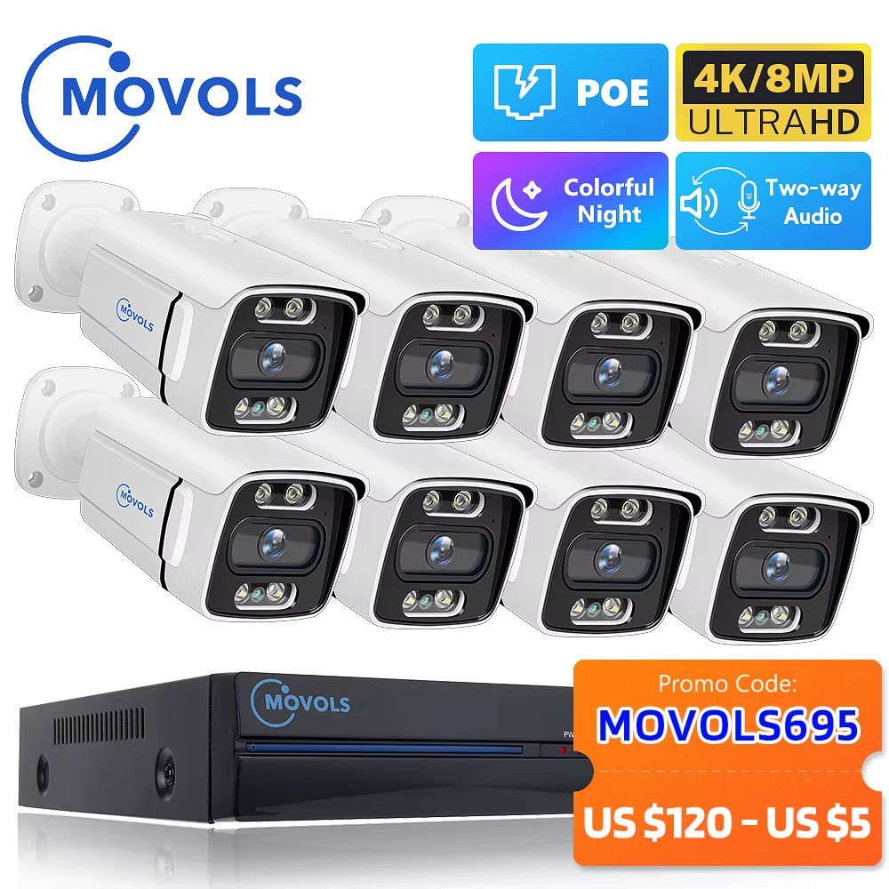 Hikvision 4-Channel 2MP PoE Camera Kit